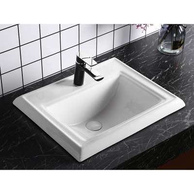 Hotel Project Bathroom Sanitary Ware Sink Ceramic Cabinet Basin Above counter Washing Basin