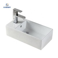 Sanitary ware rectangular ceramic wash hand art basins